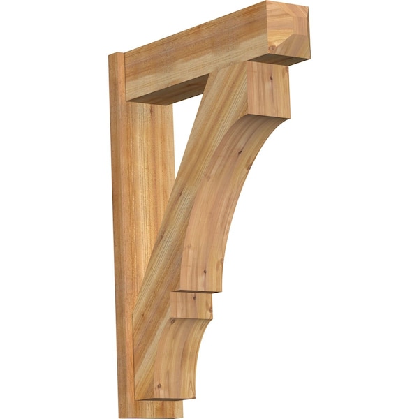 Ekena Millwork Balboa Rough Sawn Craftsman Outlooker, Western Red Cedar, 8"W x 32"D x 44"H OUT08X32X44BOA04RWR - main